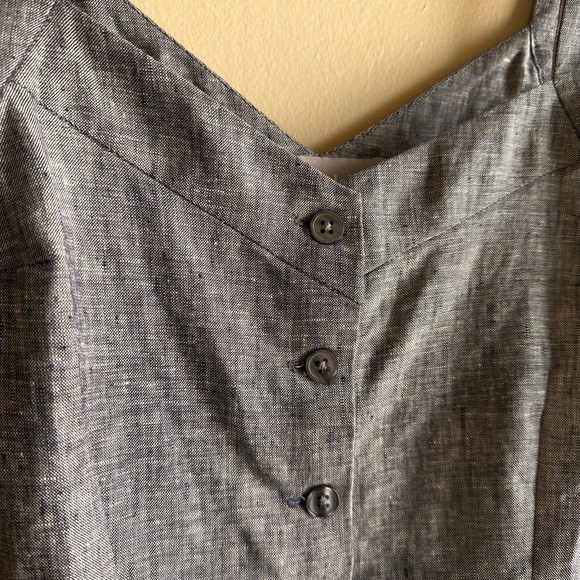 Liz Alig linen sleeveless halter sundress - Picture 5 of 8